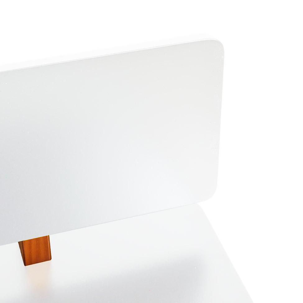 Banco para Sala de Jantar Tóquio Castanho e Branco