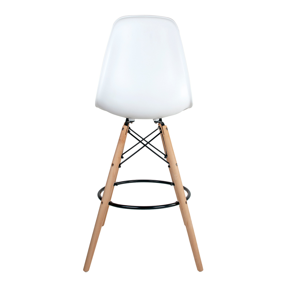 Banqueta Charles Eames Branca