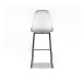 Banqueta Eames Quad Branca e Preta