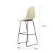 Banqueta Eames Quad Fendi e Preta