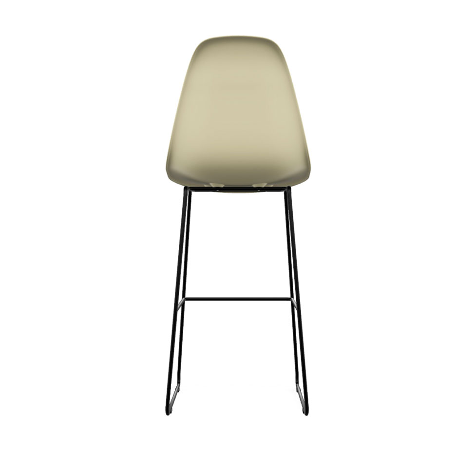 Banqueta Eames Quad Fendi e Preta