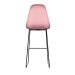 Banqueta Eames Quad Rosa e Preta