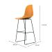 Banqueta Eames Terracota e Preta