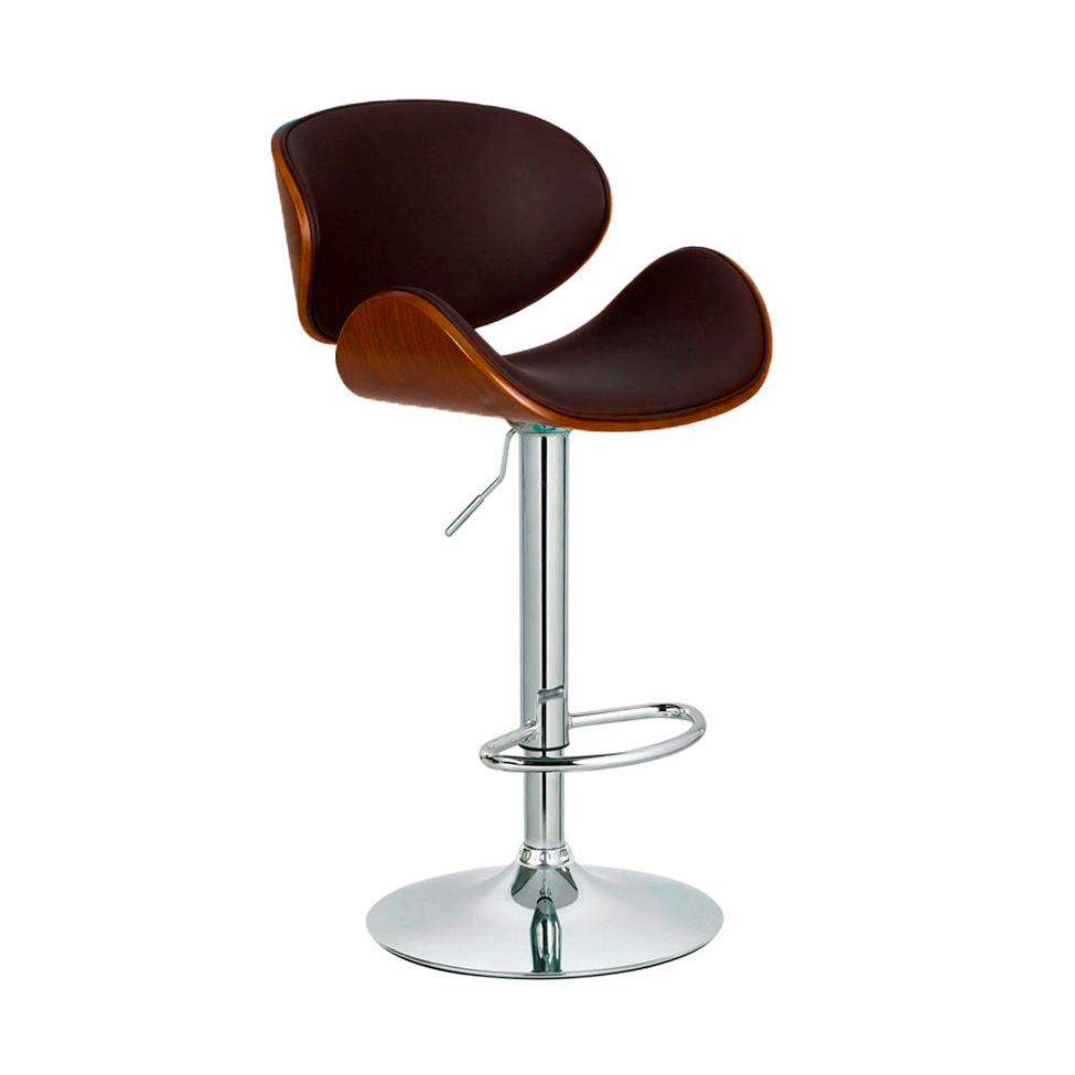 Banqueta Giratória Amsterdam Marrom