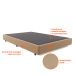 Base para Cama Box Casal Desmontável Torvi (35x138x188) Suede Bege