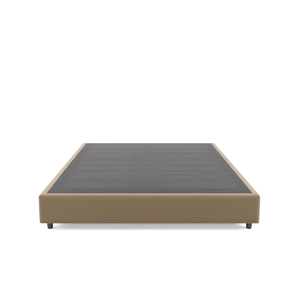 Base para Cama Box Casal Desmontável Torvi (35x138x188) Suede Bege