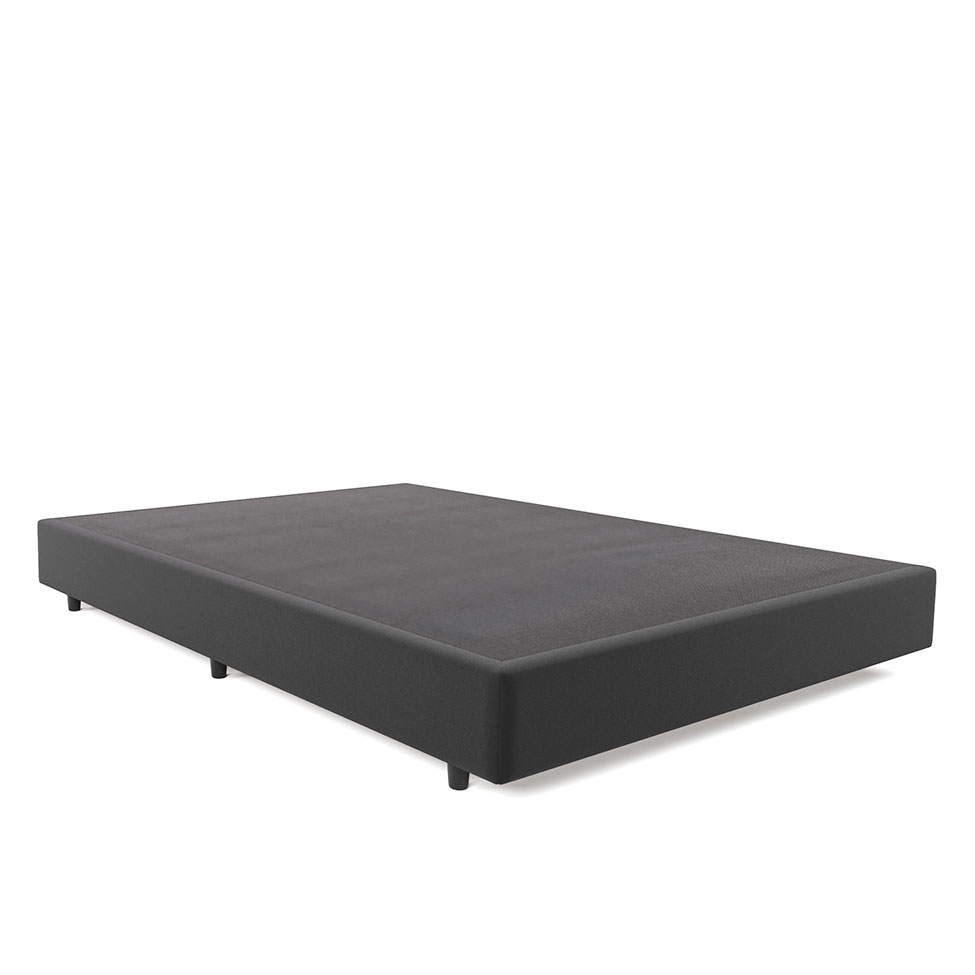 Base para Cama Box Casal Desmontável Torvi (35x138x188) Suede Grafite