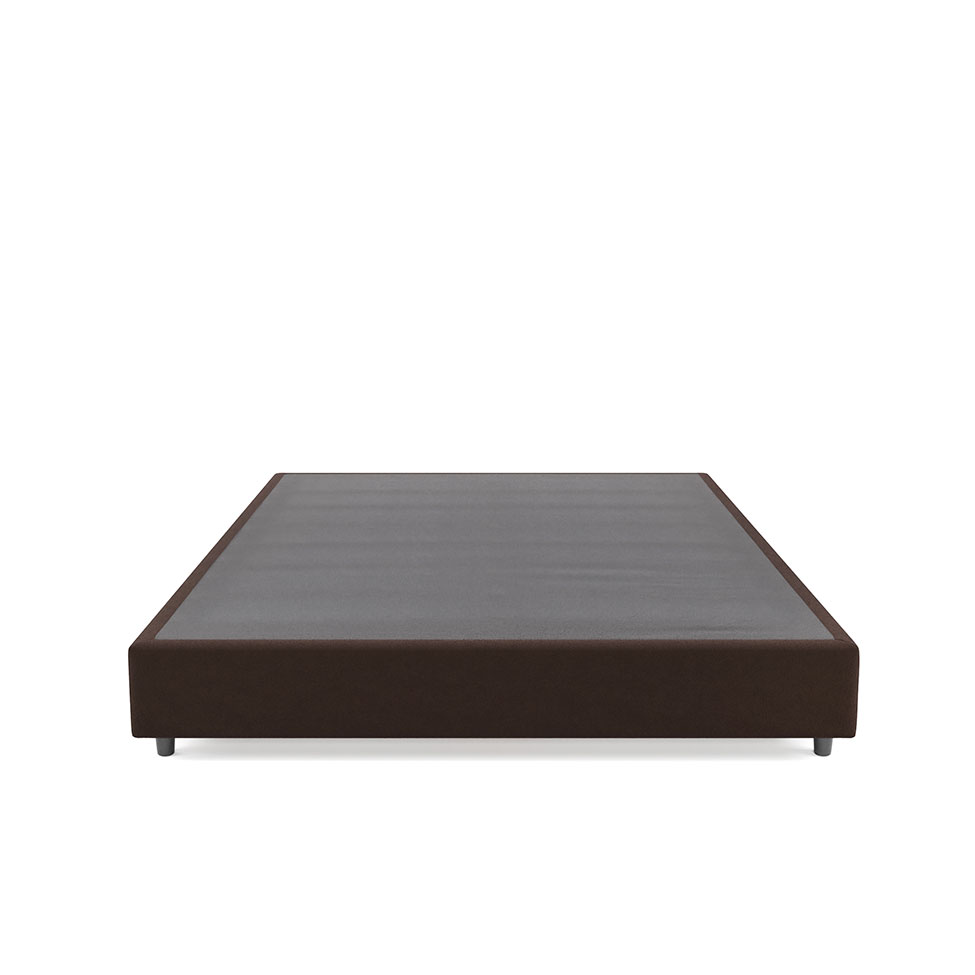 Base para Cama Box Casal Desmontável Torvi (35x138x188) Suede Marrom