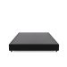 Base para Cama Box Casal Desmontável Torvi (35x138x188) Suede Preta