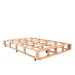 Base para Cama Box Casal Desmontável Torvi (35x138x188) Suede Preta