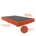 Base para Cama Box Casal Desmontável Torvi (35x138x188) Suede Terracota