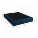 Base para Cama Box Casal Joe Linho (36x138x188) Azul Marinho