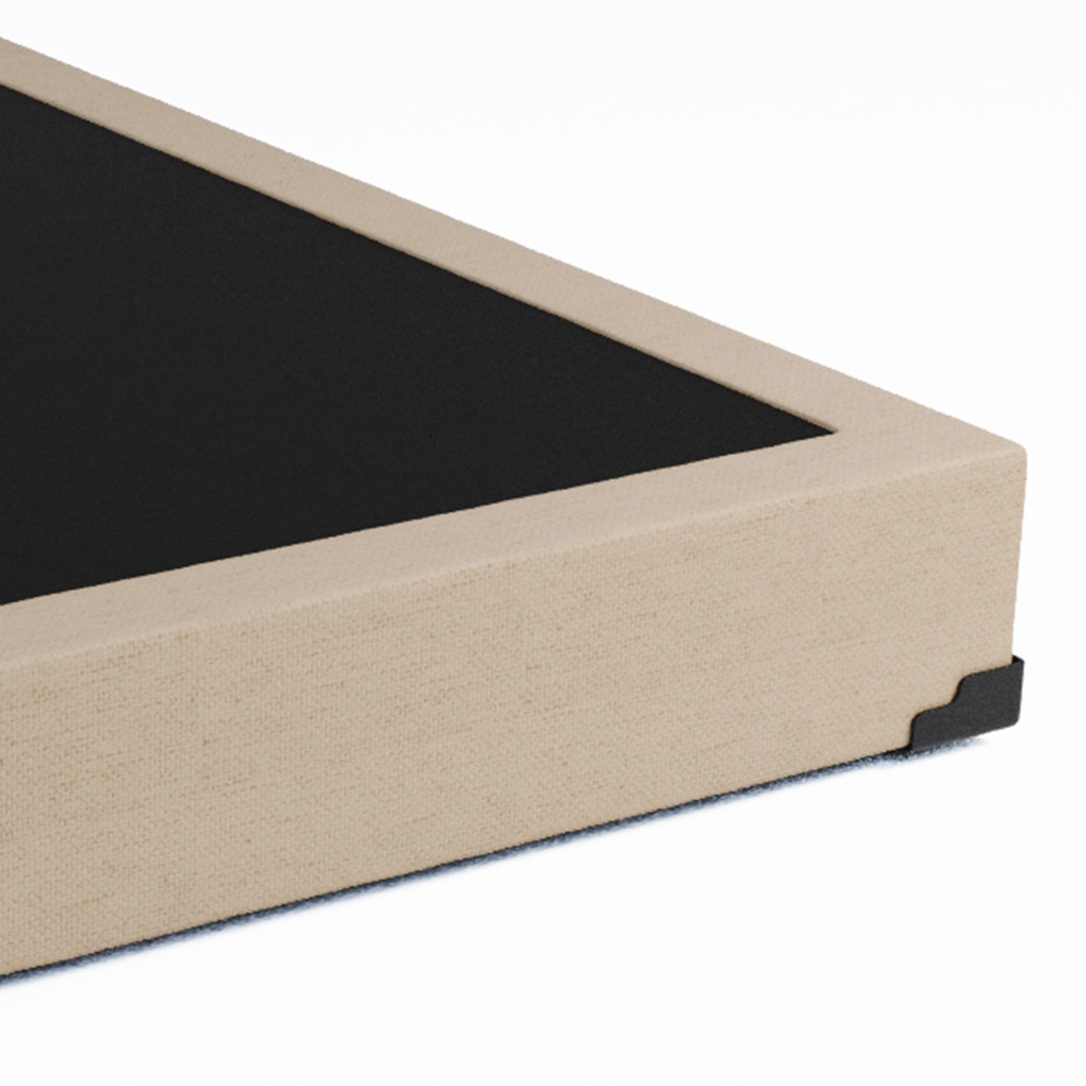 Base para Cama Box Casal Joe Linho (36x138x188) Bege
