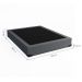 Base para Cama Box Casal Joe Linho (36x138x188) Grafite