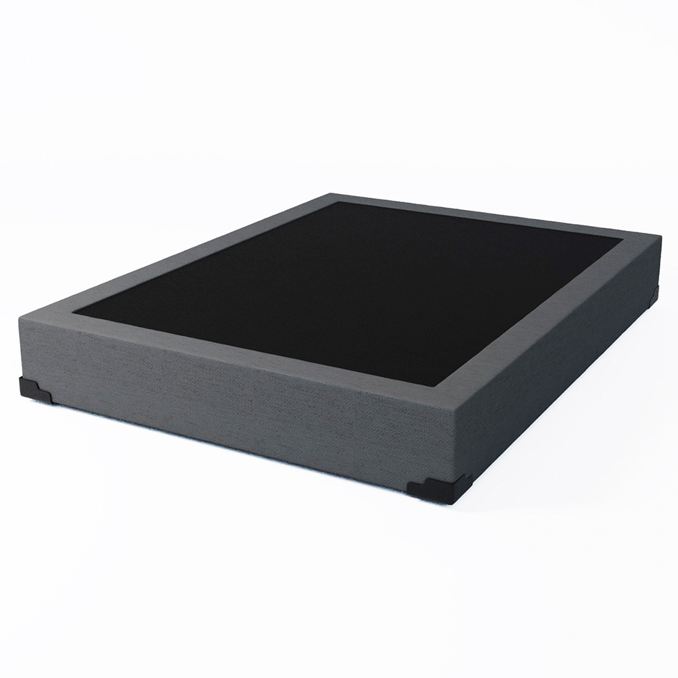 Base para Cama Box Casal Joe Linho (36x138x188) Grafite