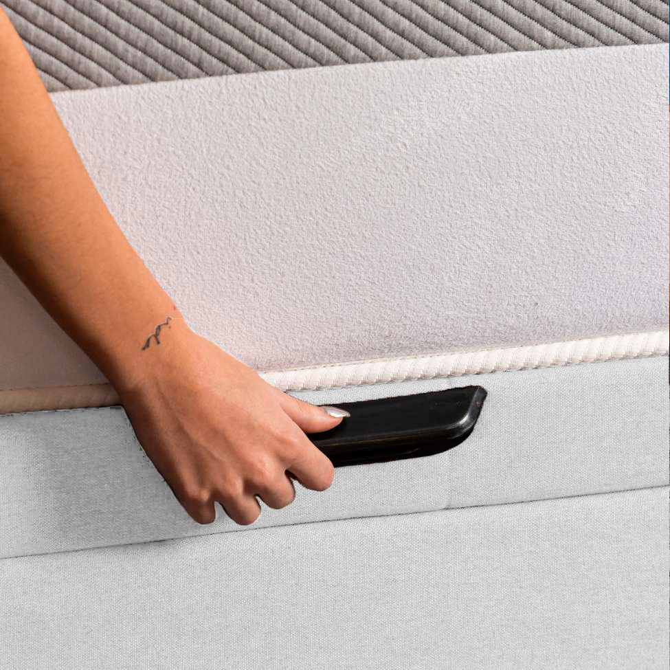 Base para Cama Box Casal Martin Premium com Baú (45x138x188) Branca
