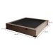 Base para Cama Box Casal Martin Premium com Baú Linho (47x138x188 cm) Bege