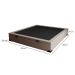 Base para Cama Box Casal Martin Premium com Baú Linho (47x138x188 cm) Cru