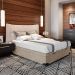 Base para Cama Box Casal Martin Premium com Baú Suede (45x138x188) Bege