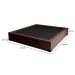 Base para Cama Box Casal Martin Premium com Baú Suede (47x138x188) Marrom