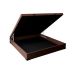 Base para Cama Box Casal Martin Premium com Baú Suede (47x138x188) Marrom
