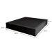 Base para Cama Box Casal Martin Premium com Baú Suede (47x138x188) Preta