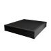 Base para Cama Box Casal Martin Premium com Baú Suede (47x138x188) Preta