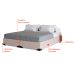 Base para Cama Box King Joe (36x193x203 ) Linho Cru