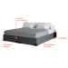Base para Cama Box King Joe (36x193x203 ) Linho Grafite