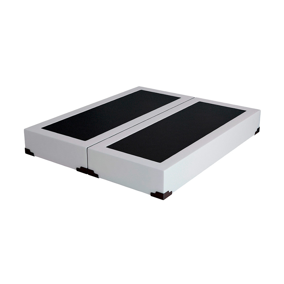 Base para Cama Box King Joe (36x193x203 ) Revestimento Sintético Branca