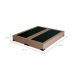 Base para Cama Box King Joe (36x193x203 ) Suede Bege