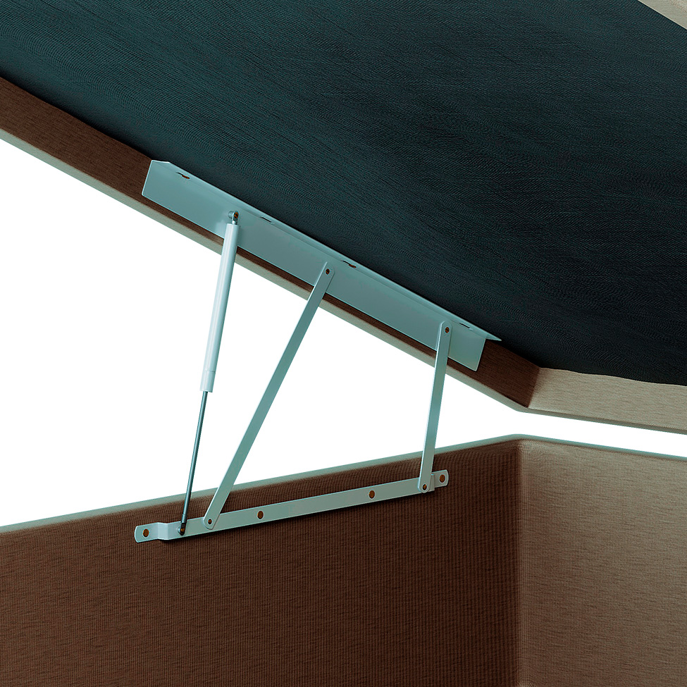 Base para Cama Box King Martin com Baú (47x193x203 ) Linho Bege