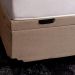 Base para Cama Box King Martin com Baú (47x193x203 ) Linho Bege