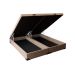 Base para Cama Box King Martin com Baú (47x193x203 ) Suede Bege