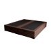 Base para Cama Box King Martin com Baú (47x193x203 ) Suede Marrom