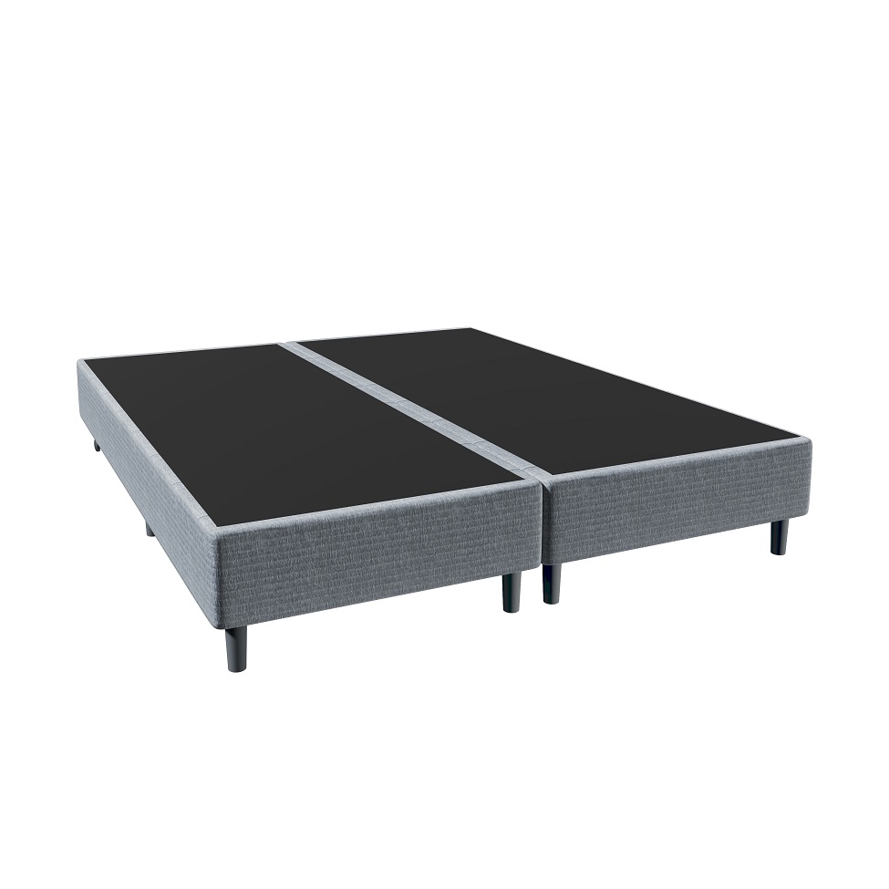 Base para Cama Box Queen Celine (40x158x198) Cinza