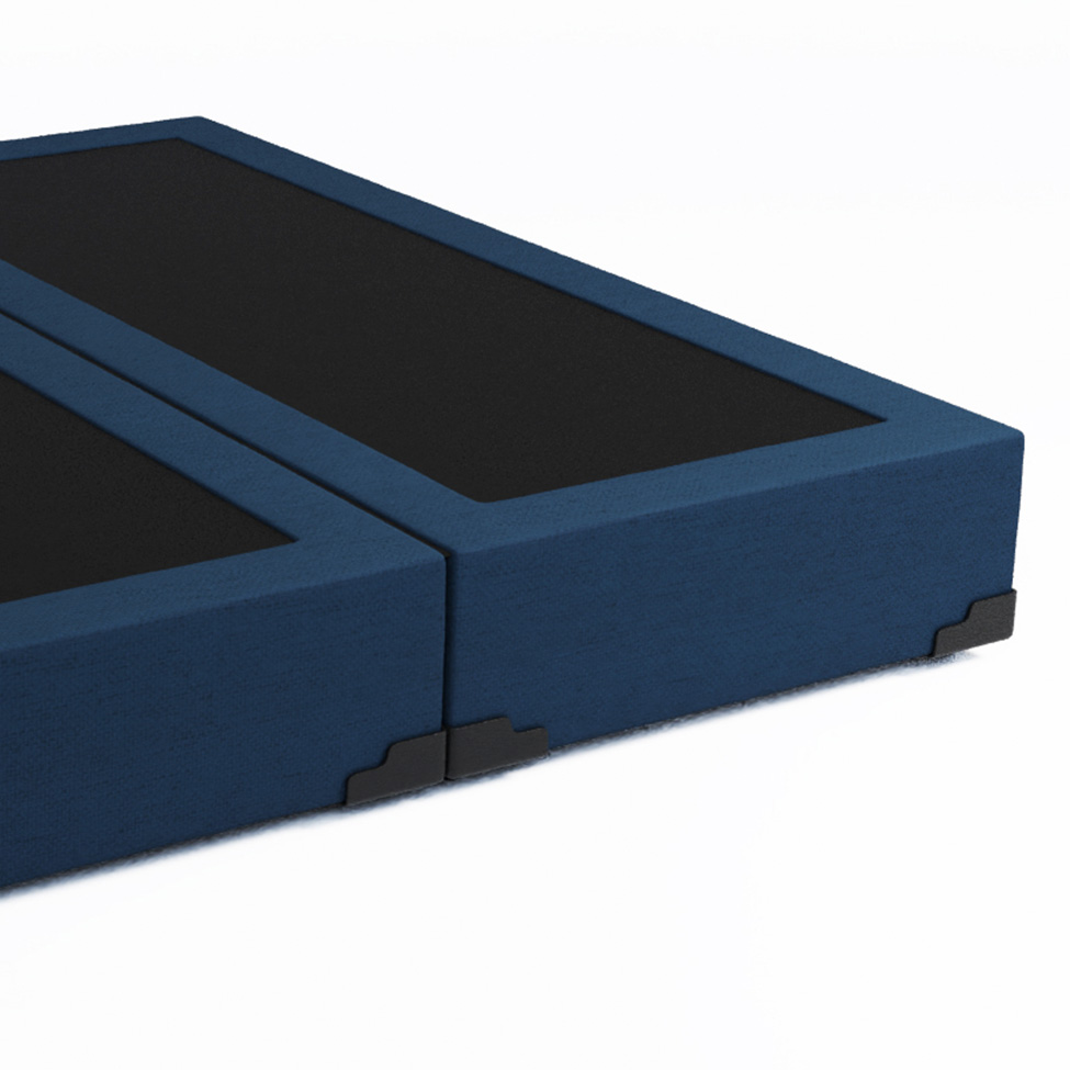 Base para Cama Box Queen Joe Linho (36x158x198) Azul Marinho