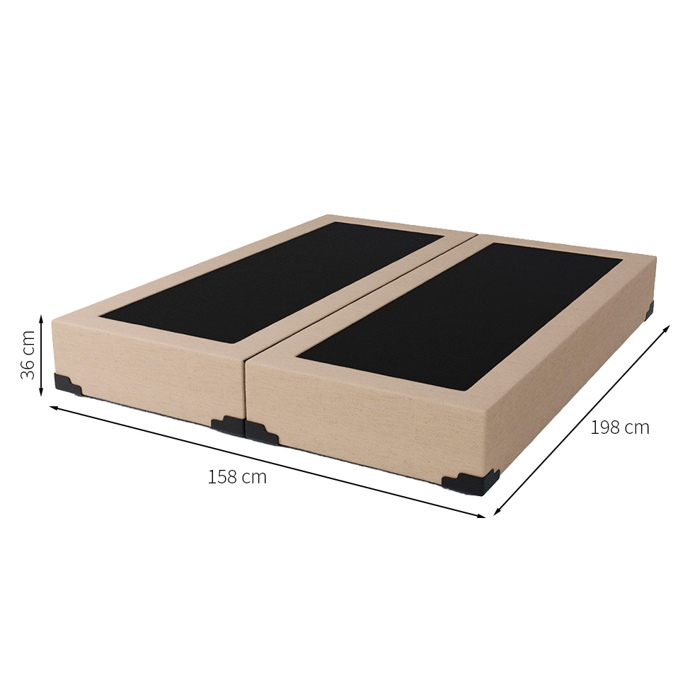 Base para Cama Box Queen Joe Linho (36x158x198) Bege