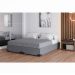 Base para Cama Box Queen Joe Linho (36x158x198) Cinza