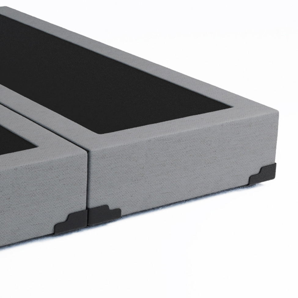 Base para Cama Box Queen Joe Linho (36x158x198) Cinza