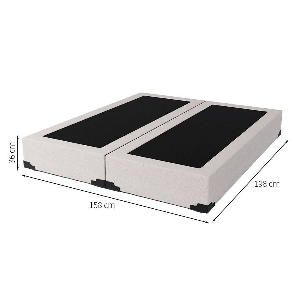 Base para Cama Box Queen Joe Linho (36x158x198) Cru