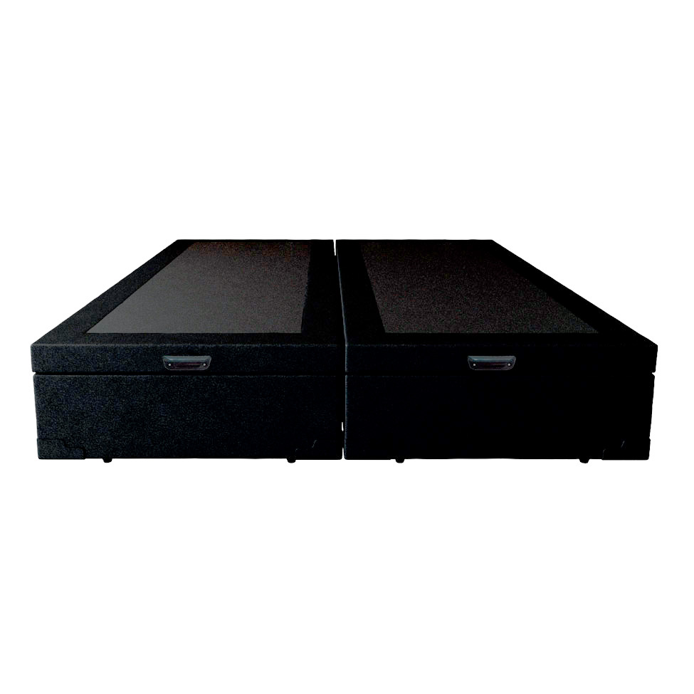 Base para Cama Box Queen Martin Premium com Baú (45x158x198) Preta
