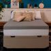 Base para Cama Box Queen Martin Premium com Baú Linho (47x158x198 cm) Bege