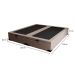 Base para Cama Box Queen Martin Premium com Baú Linho (47x158x198 cm) Cru