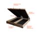 Base para Cama Box Queen Martin Premium com Baú Suede (45x158x198) Bege