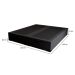 Base para Cama Box Queen Martin Premium com Baú Suede (47x158x198) Preta