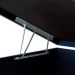 Base para Cama Box Solteiro Guldi com Baú Linho (47x88x188 cm) Azul Marinho