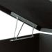 Base para Cama Box Solteiro Guldi com Baú Linho (47x88x188 cm) Cinza