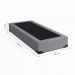 Base para Cama Box Solteiro Joe Linho (36x88x188) Cinza