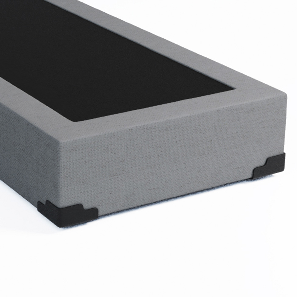 Base para Cama Box Solteiro Joe Linho (36x88x188) Cinza